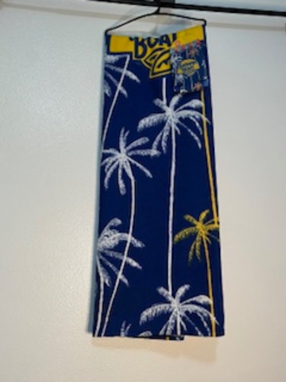 NEW Banana Boat beach towel blue palm trees NWT
